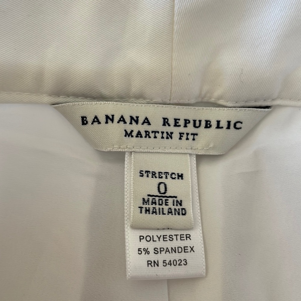 Banana Republic White Martin Trousers - Picture 9 of 10